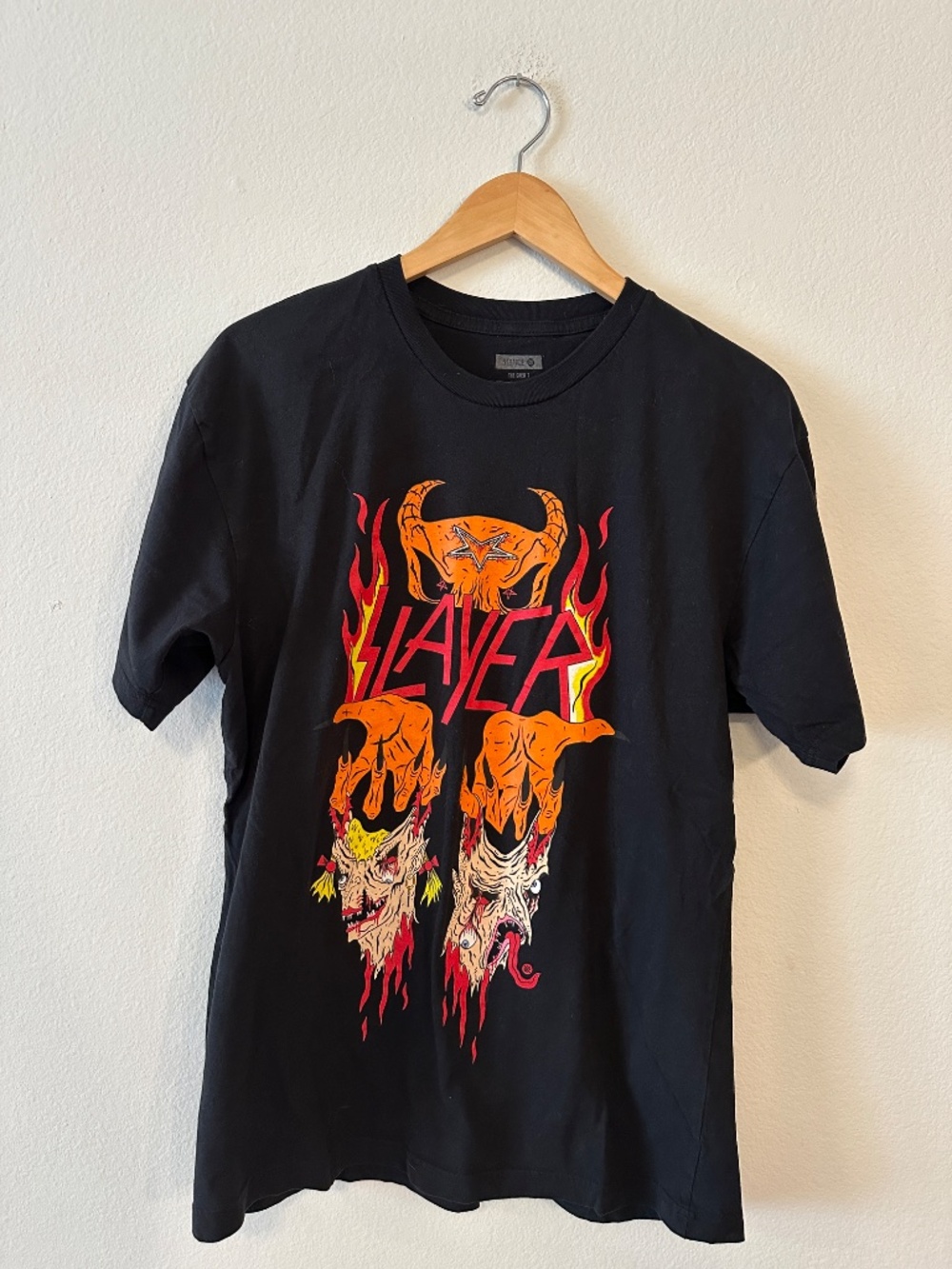 Stance x Slayer Graphic T-Shirt Men's Large Black Heavy Metal Band Tee